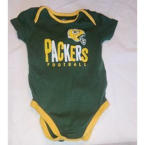 nfl GREEN BAY PACKERS one piece baby 24 months preowned